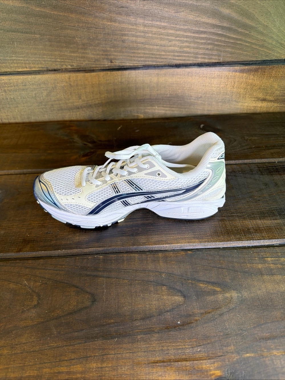 ASICS Gel-Kayano 14 ‘White Midnight’ Sneakers Running Shoes Women Size 9 - Picture 10 of 12